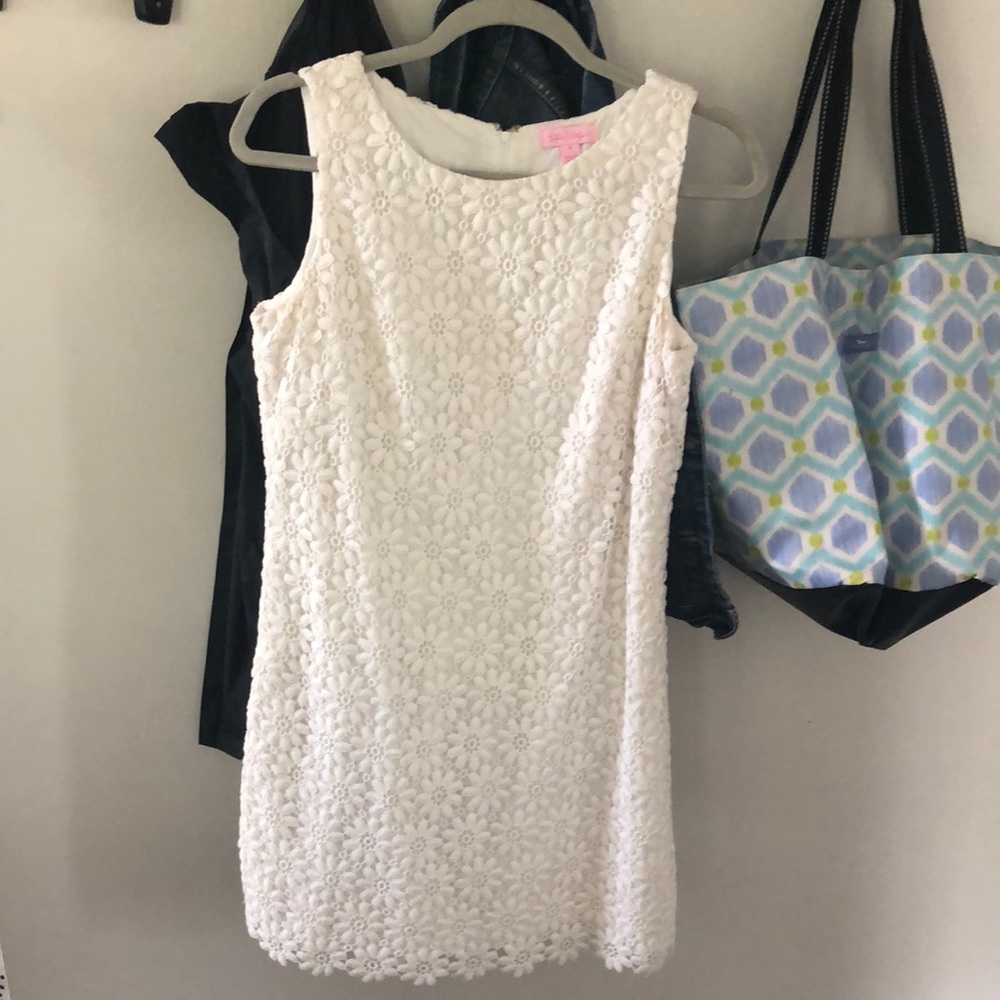 Lilly Pulitzer White Lace Dress